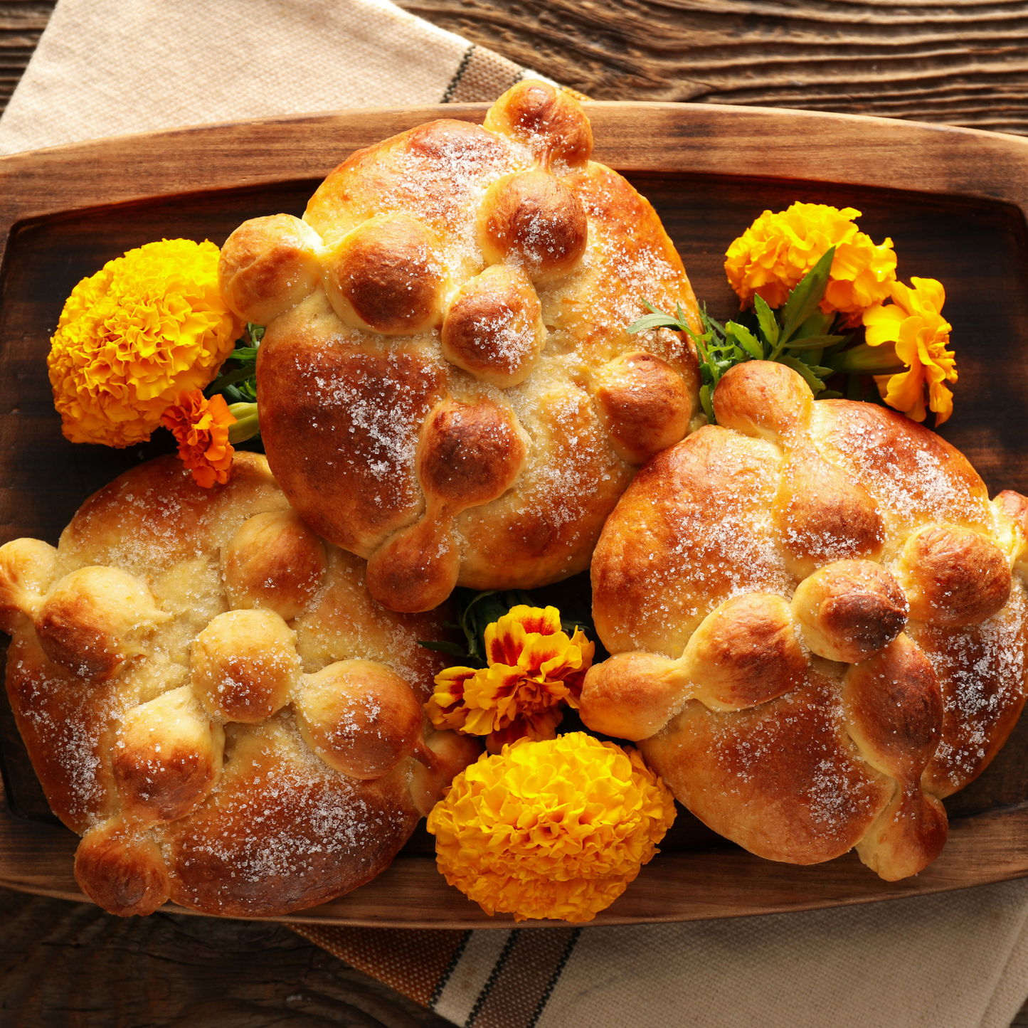 Pan De Muerto for Día de Muertos