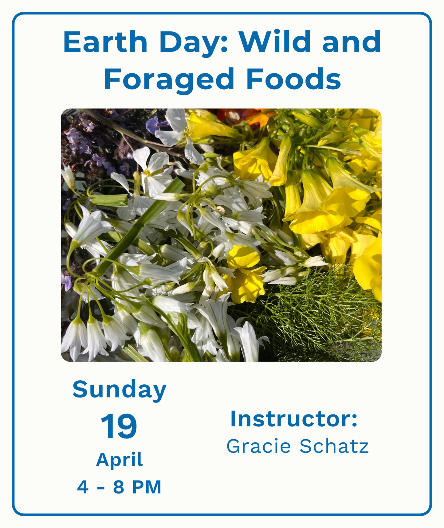 Earth Day: Wild and Foraged Ingredients