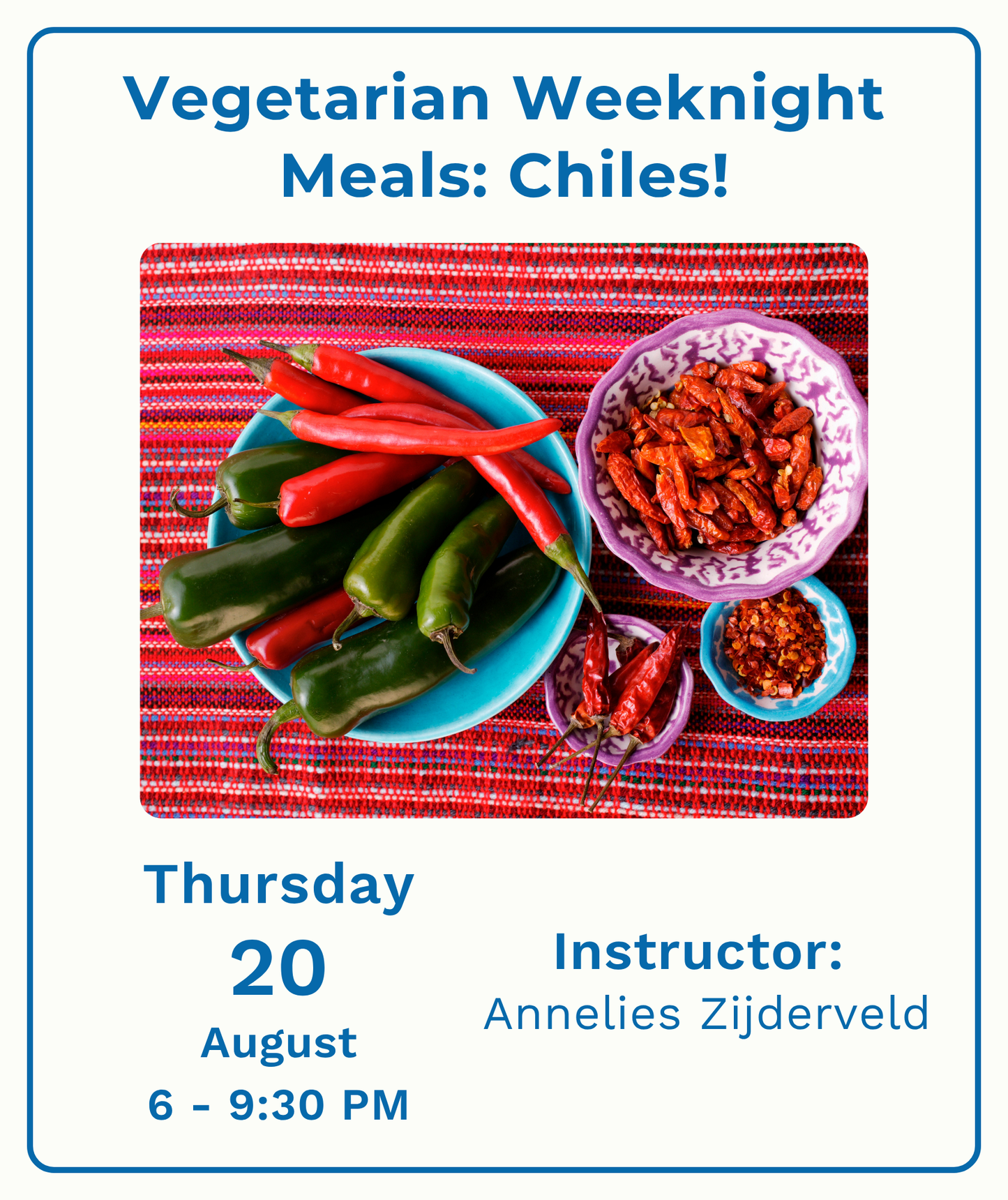 Vegetarian Weeknight Meals: Chiles!