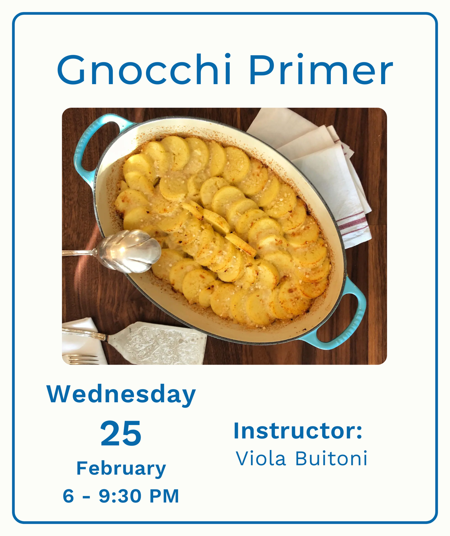 Gnocchi Primer