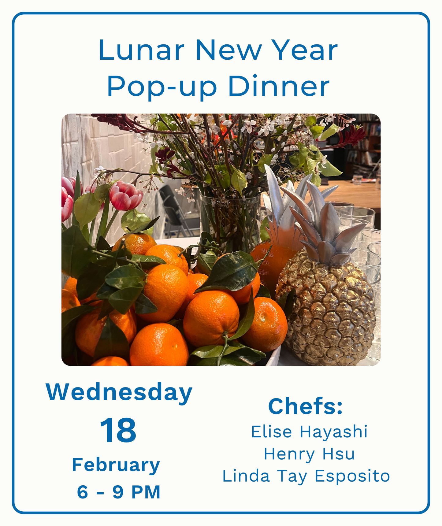 Lunar New Year Pop-Up Dinner