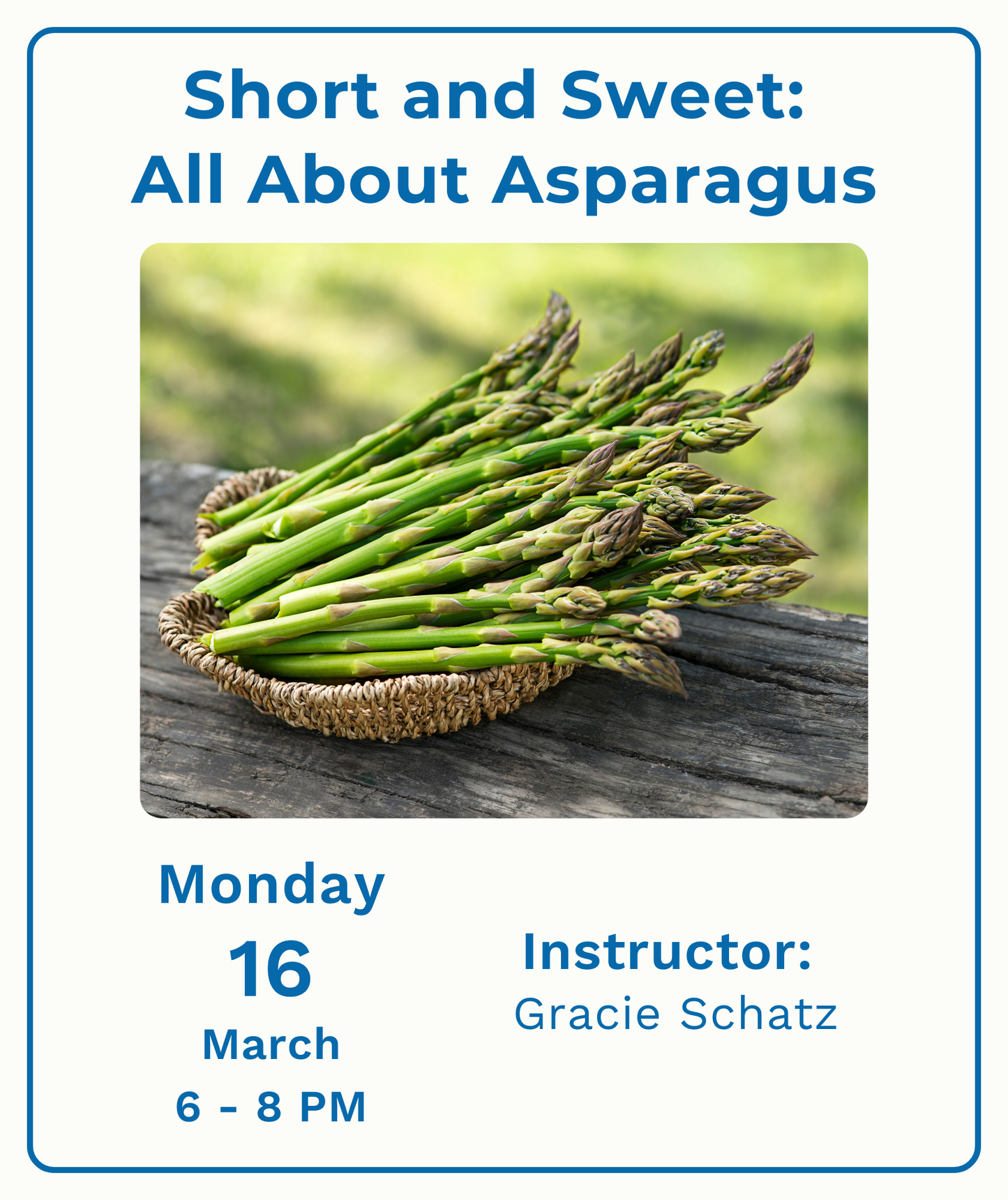 Short and Sweet: All About Asparagus!