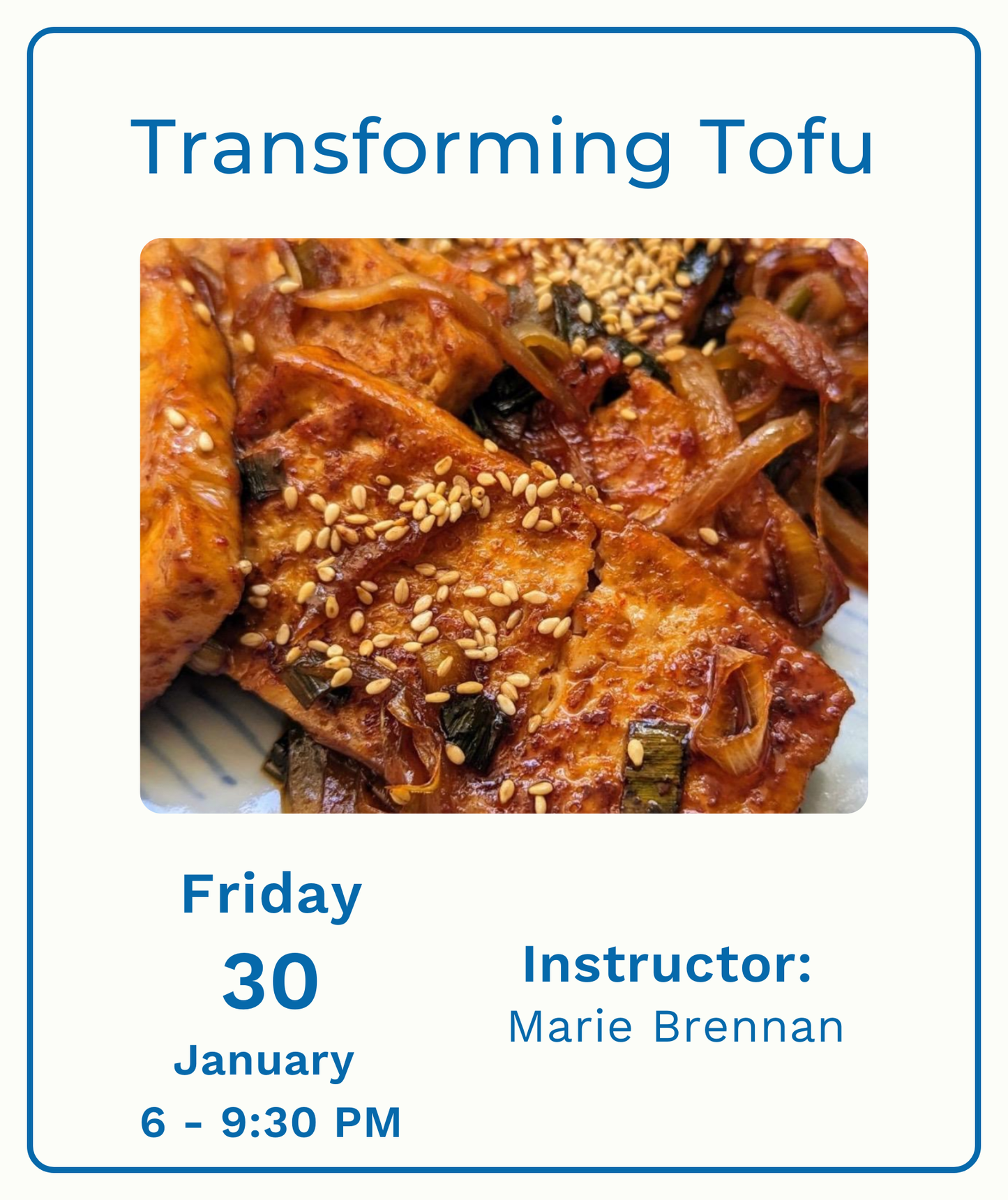 Transforming Tofu