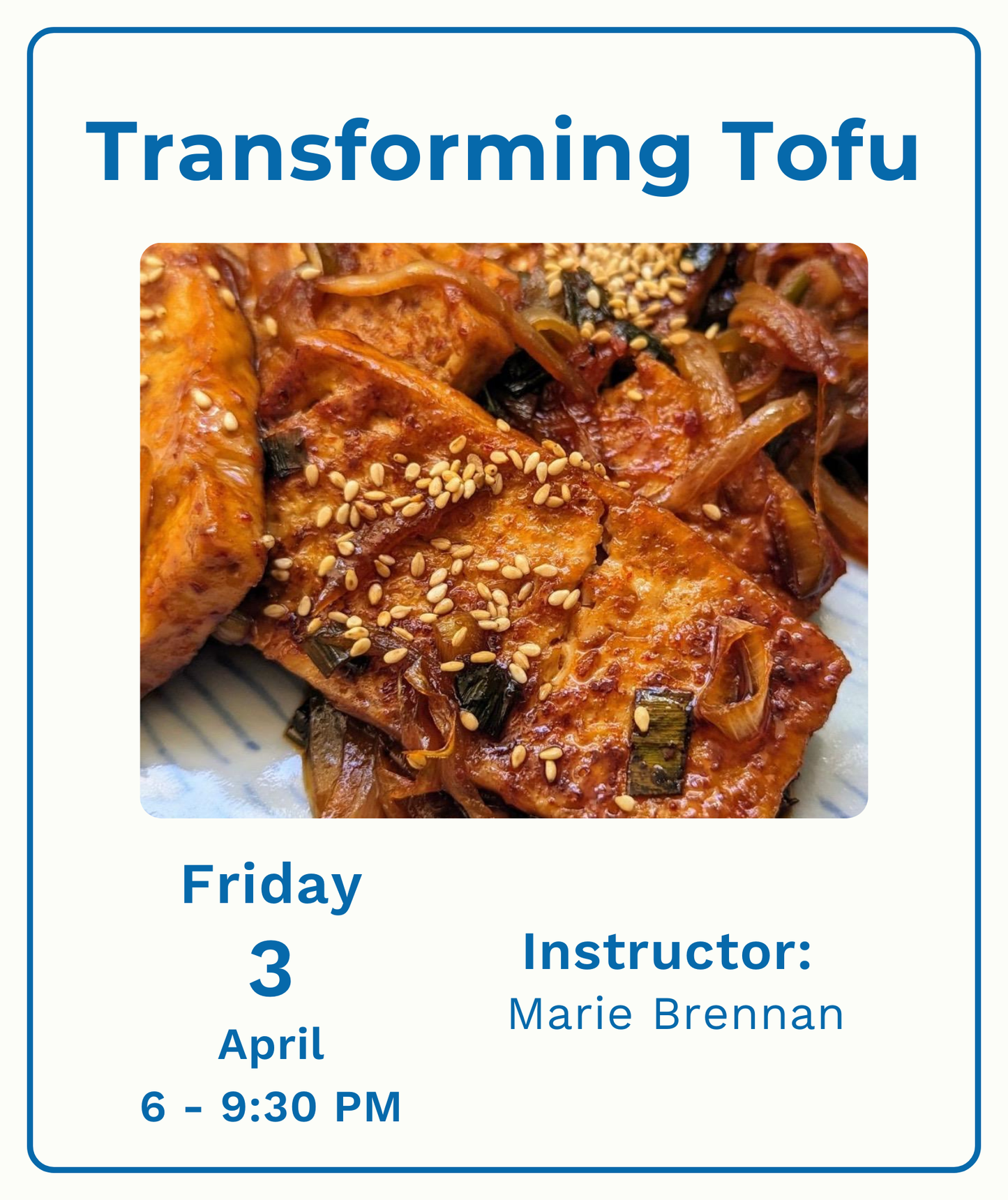 Transforming Tofu
