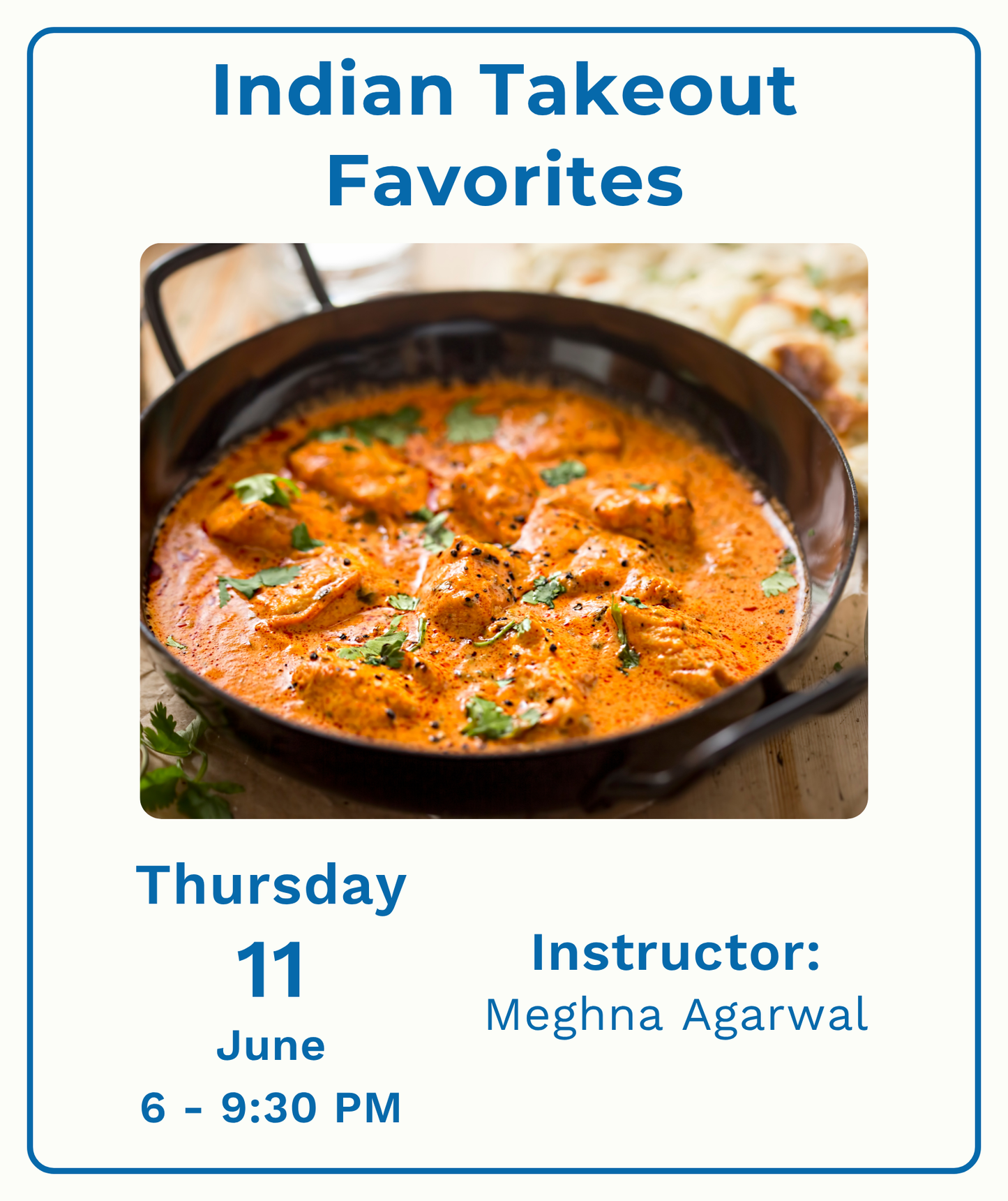 Indian Takeout Favorites