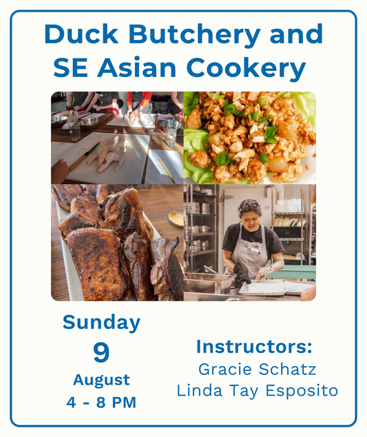 Duck Butchery and Southeast Asian Cookery