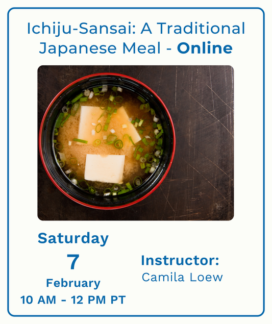 Ichiju-Sansai: A Traditional Japanese Meal (Online)