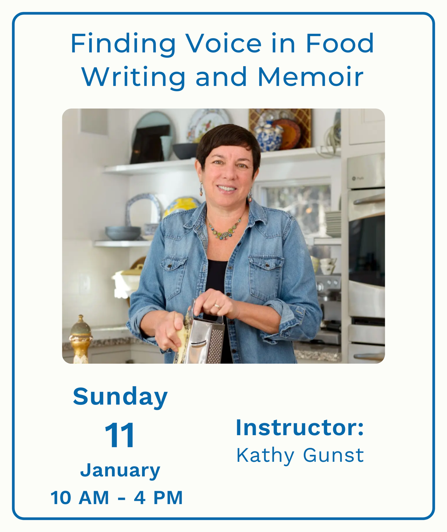 Finding Voice in Food Writing and Memoir