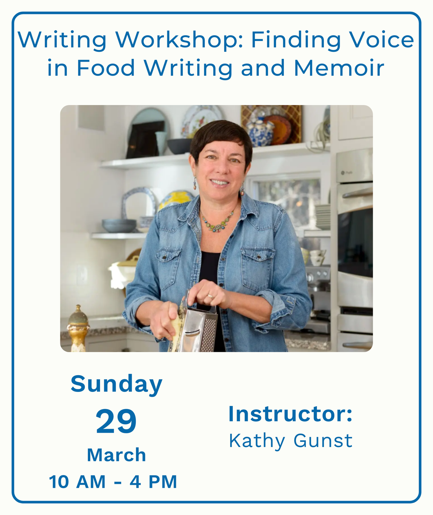 Finding Voice in Food Writing and Memoir