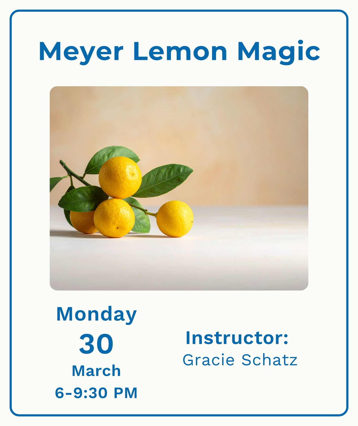 Meyer Lemon Magic