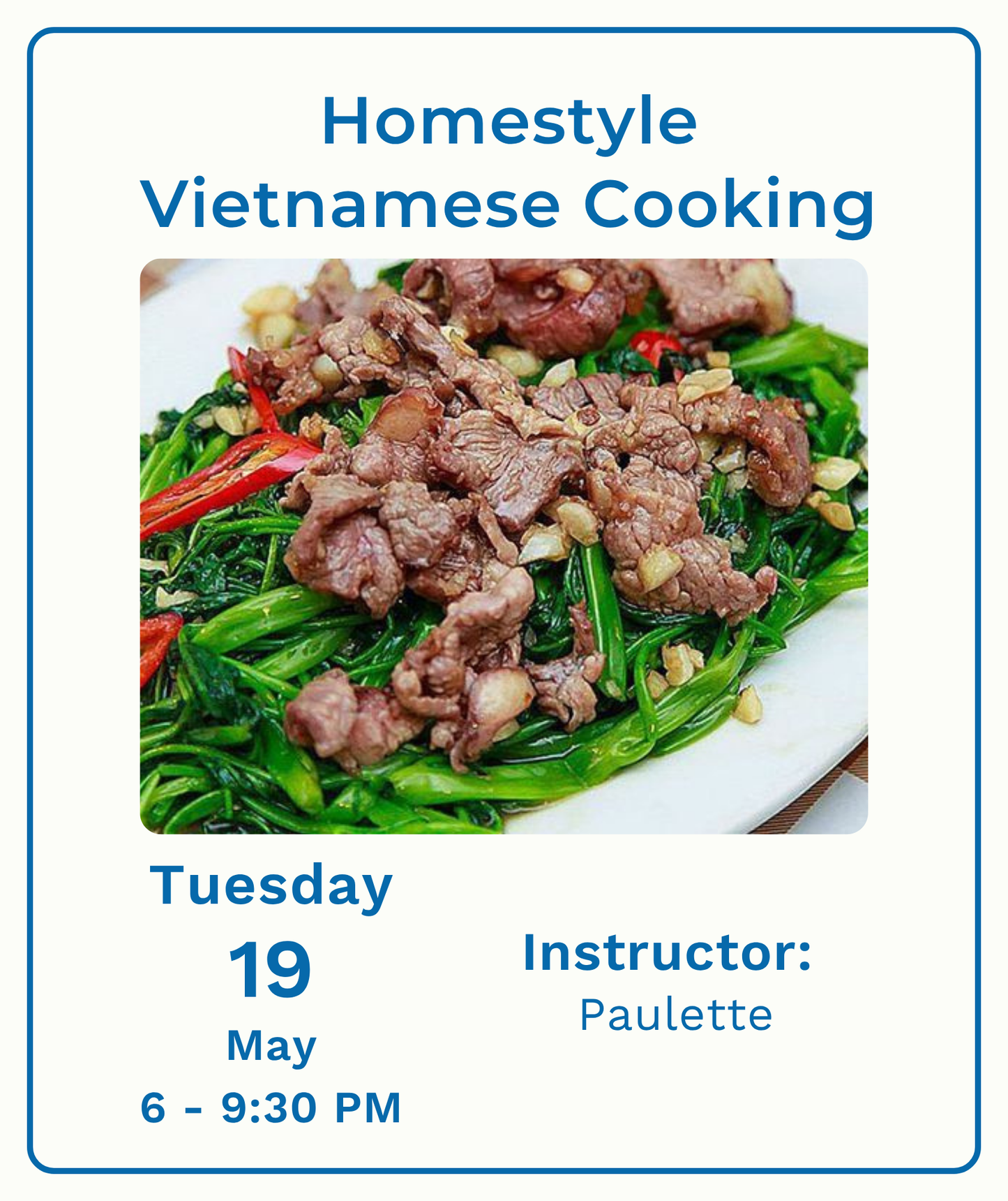 Homestyle Vietnamese Cooking