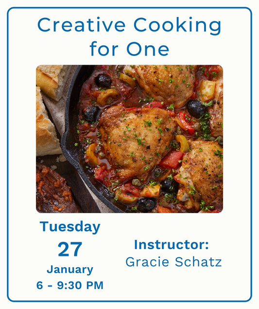 Creative Cooking For One